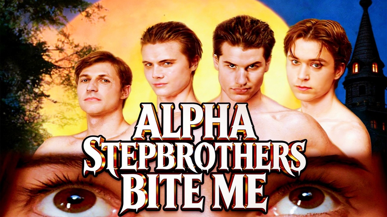 Alpha Stepbrothers Bite Me | How One Human Girl Conquered Four Werewolves #shortmax #werewolf