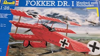 Live scale modelling; tidying up things on the 1/28 Fokker Dr.1. Join me at the bench!