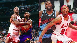 The Greatest Rebounder in NBA History - Dennis Rodman Rebounding Highlights Part 1