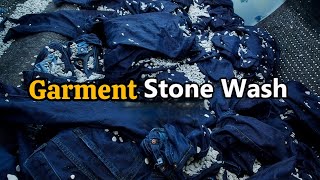 Stone Wash of Denim Jeans Pant | Garment Washing Process 