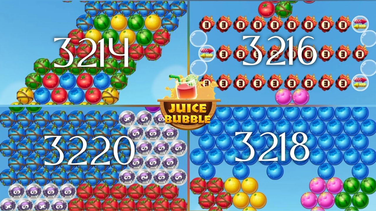 Shoot bubble fruit splash, level 3214,3216,3218,3220