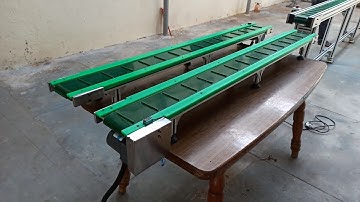 Table Mount Conveyor - ESD Antistatic Belt - Orange Conveyor Systems - 9940647200