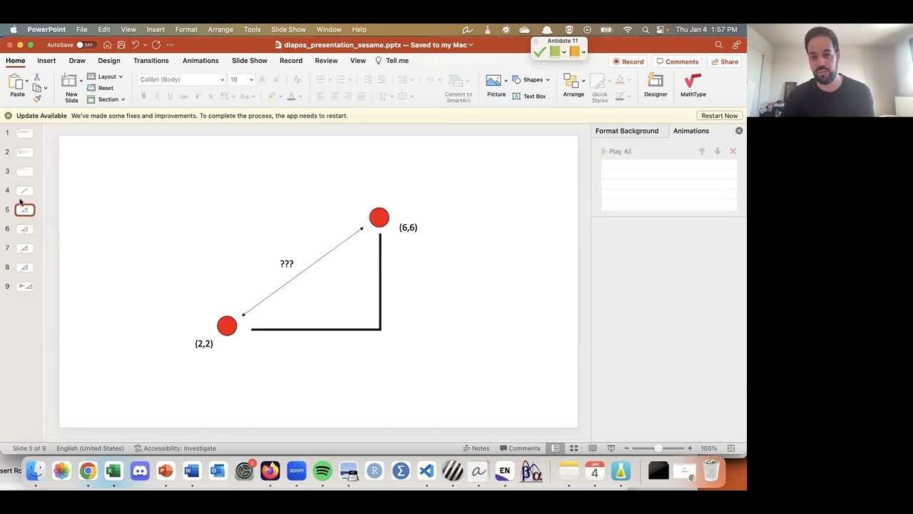 PsychoPy - Objets mouvants (p3)