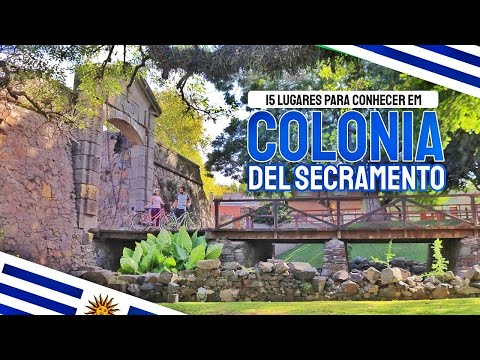 COLONIA DEL SACRAMENTO, URUGUAI | O QUE FAZER em 15 PONTOS TURÍSTICOS | 2023 | 4K