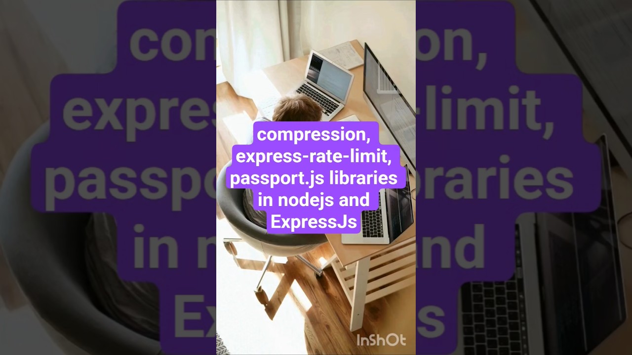 compression, express-rate-limit, and passport.js library