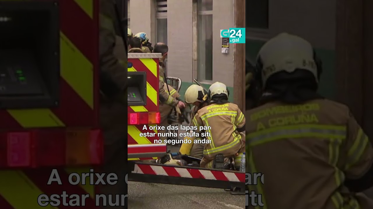 🔥 A CORUÑA | Un incendio calcina un piso en Monte Alto