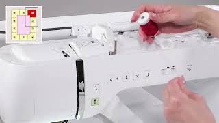 [BrotherSupportSewing] Embroidering two-color quilting border patterns