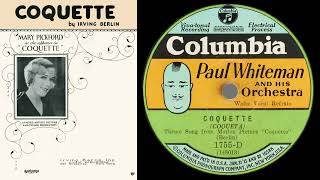 Coquette (Crosby-Whiteman 1929)