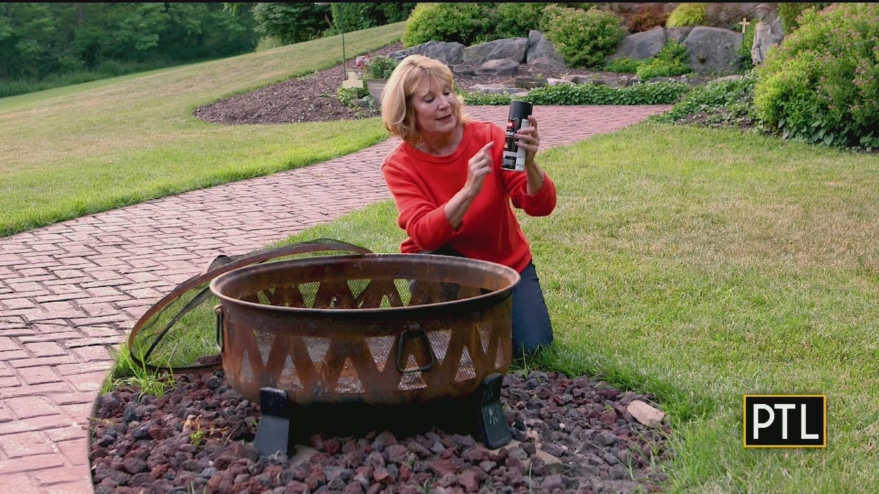 At Home With Pella: Repairing Your Rusty Fire Pit