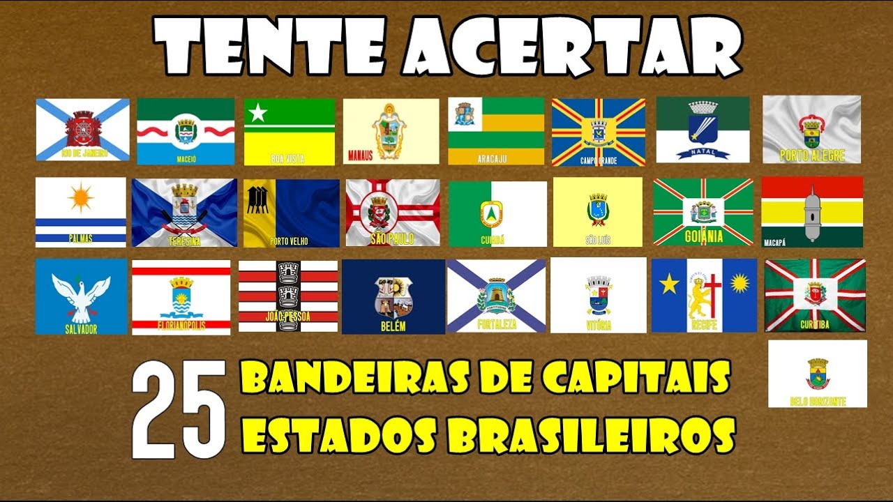 Acerte a Bandeira do Estado ou Capital (do Brasil)