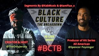 Spencer Paysinger talks about HIT series All American revealing secrets about the show #BCTB