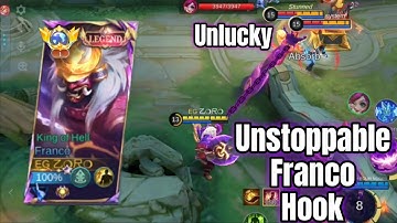 UNSTOPPABLE FRANCO HOOK! TEAM WIPE OUT STRATEGIES #mobilelegends #moba5v5