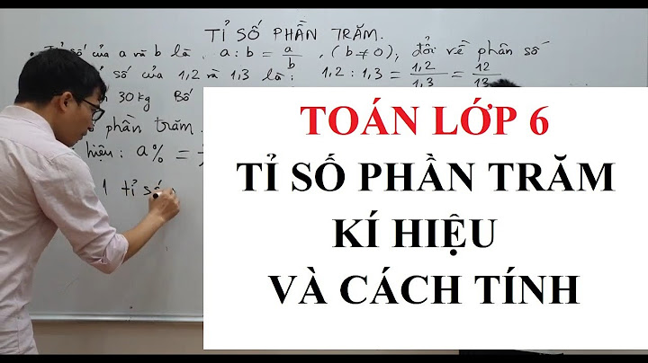 Các dạng toán tính tỉ số phần trăm năm 2024