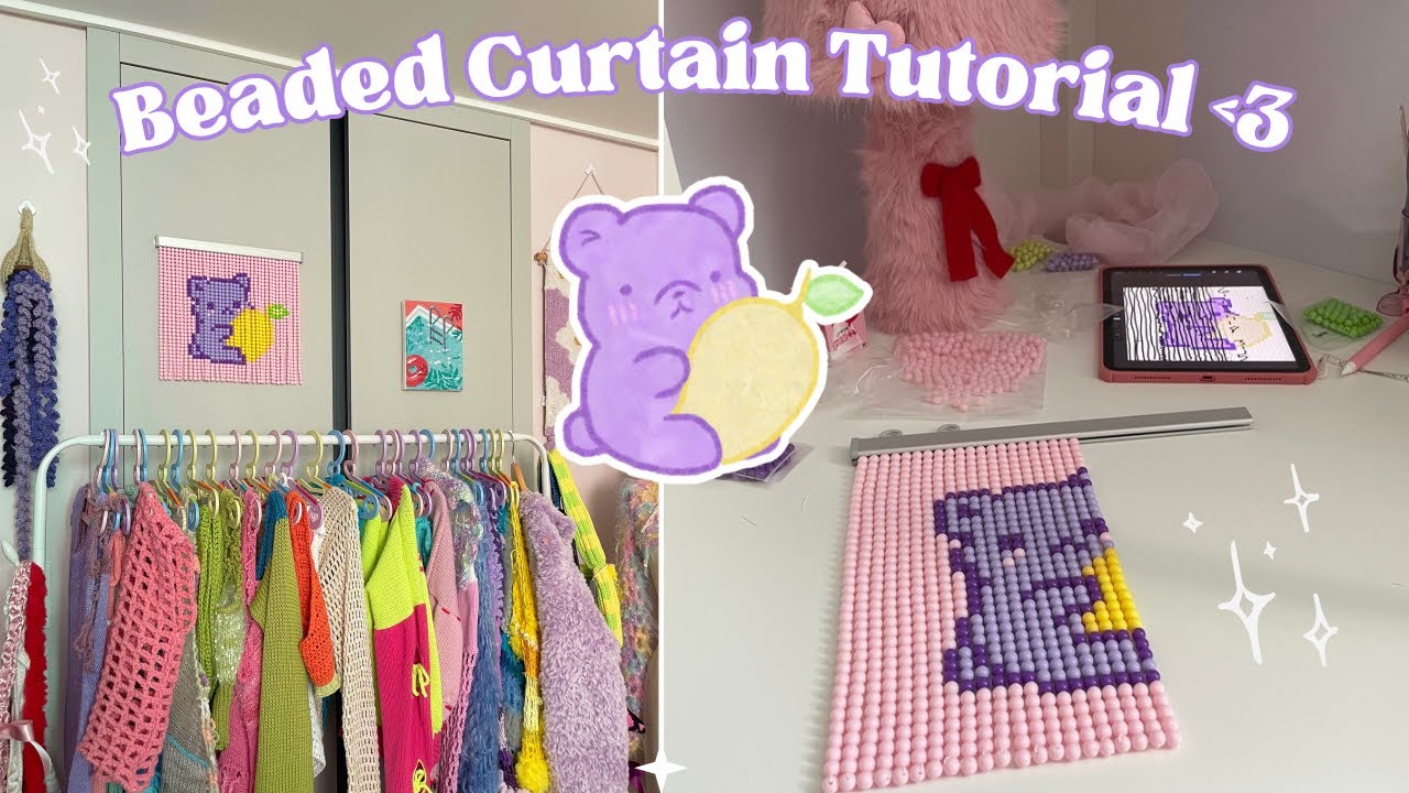 Занавеска из бисера (вирусное корейское ремесло) — мастер-класс