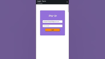 Login Form 📲 #html #css #shorts #coding #form #trending #youtube #developer #mobile #like #content