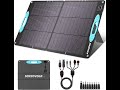 SOKIOVOLA 100 watt Portable Solar Panel for Power Station Review - Pros & Cons - 100 watt portable