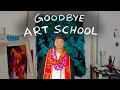 MY LAST MONTH IN ART SCHOOL // painting, open studios, and goodbyes