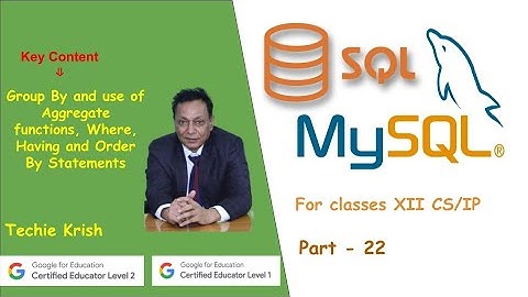 #GroupBy statement with #Where #Having and #OrderBy