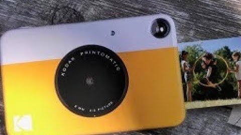 Kodak Printomatic Instant Print Camera First look & review
