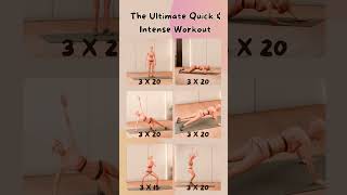 Quick & Intense Full Body Workout Burn Calories Fast At Home