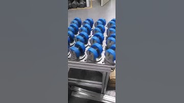 swivel wheel sorter, rotary wheel sorter, logistic sorting, warehouse sorting, DWS line, scanning