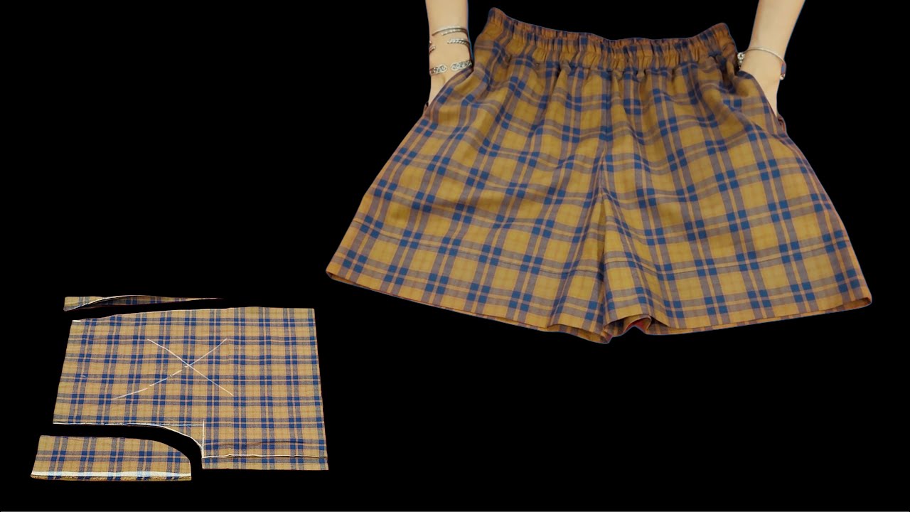 [легко] Выкроить и сшить шорты с боковыми карманами