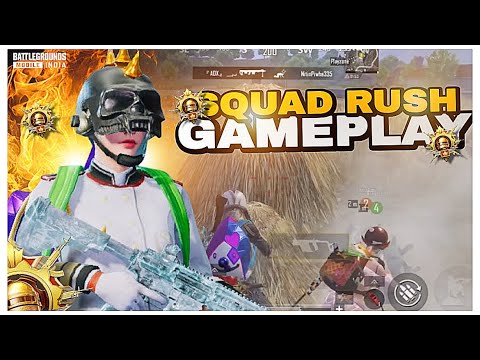 FIRST GAMEPLAY 😱 SQUAD CONQUEROR RANK PUSH BUT 🔥PUBG Battlegrounds ...