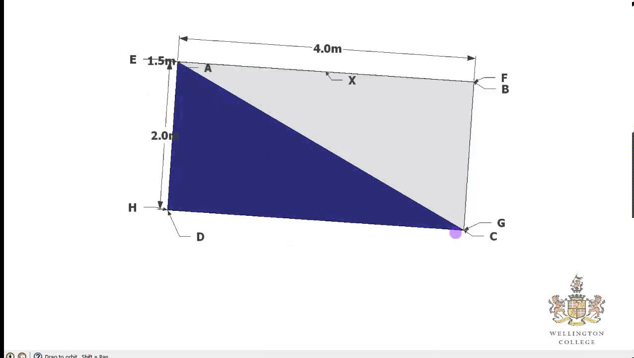 3D trig cuboid 1 GCSE IGCSE math maths trignometry - YouTube
