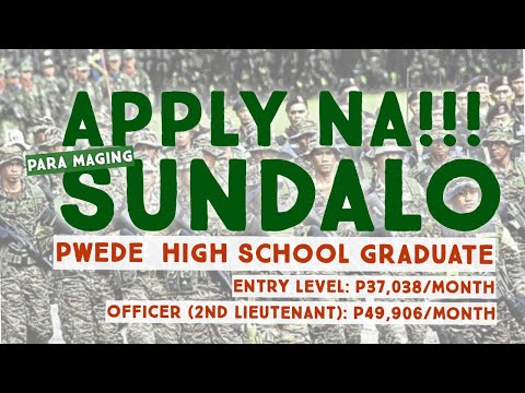 AFPSAT | QUALIFICATIONS AT REQUIREMENTS PARA MAGING SUNDALO (OFFICER AT ENLISTED PERSONNEL)