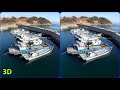 3D video, Drone 3D, Fishery port, Aerial 3D, Stereo 3D video, 3D SBS, Side By Side 3D, Magic eye