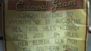 Hyundai of St Augustine All Time Sales Record for April 2010