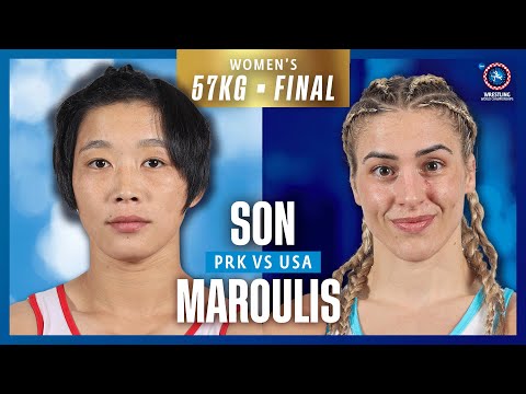 Helen MAROULIS USA Vs Il Sim SON PRK WORLD WRESTLING CHAMPIONSHIPS Gold Medal WW 57Kg