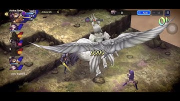 FFbe WOTV - raid auto lvl 80 NO BELL evade team  FFXIV : Shadowbringers Collaborative Raid