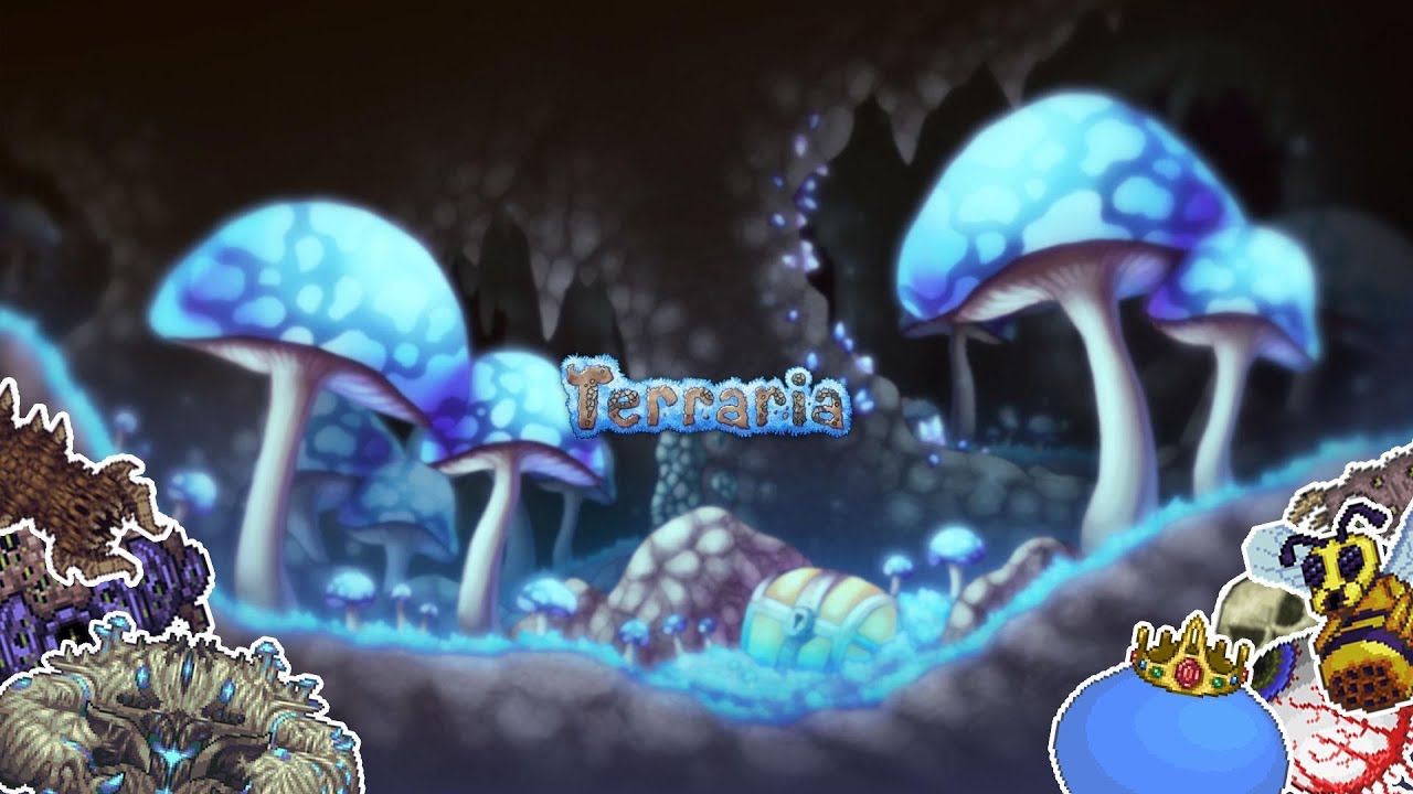 Terraria синий гриб фото 19