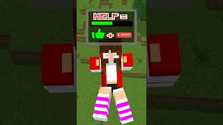 DARK JJ saves JJ’s Girl  - Maizen Minecraft Animation #maizen #minecraft #shorts