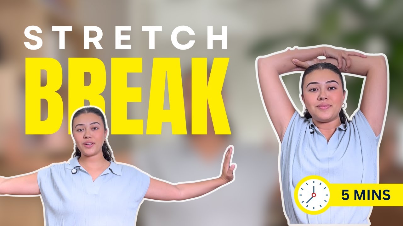 Снимите напряжение и зарядитесь энергией | 5-минутный перерыв на растяжку