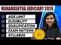 Maharashtra Judiciary 2026 Vacancy Out 📢| Total - 286 Post | Eligibility, Syllabus, Age, Imp Dates