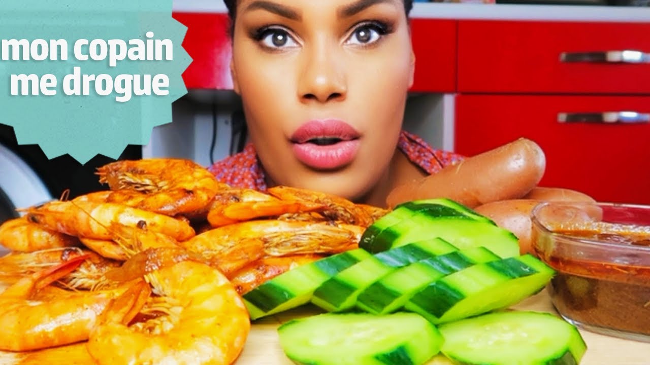 SHRIMP, CUCUMBER, BUBBLETEA MUKBANG┃mais où va le monde ?