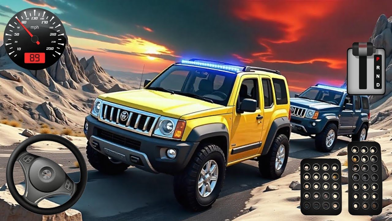 4x4 Offroad Jeep Driving 2025 – SUV Car Simulator 3D – Android Gameplay