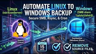 Automated Linux to Windows Backup | Rsync, Bash Scripting & SMB Mount