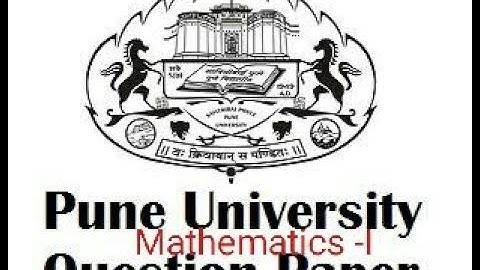 Pune university (sppu) Engineering mathematics -1 question paper 2019 December