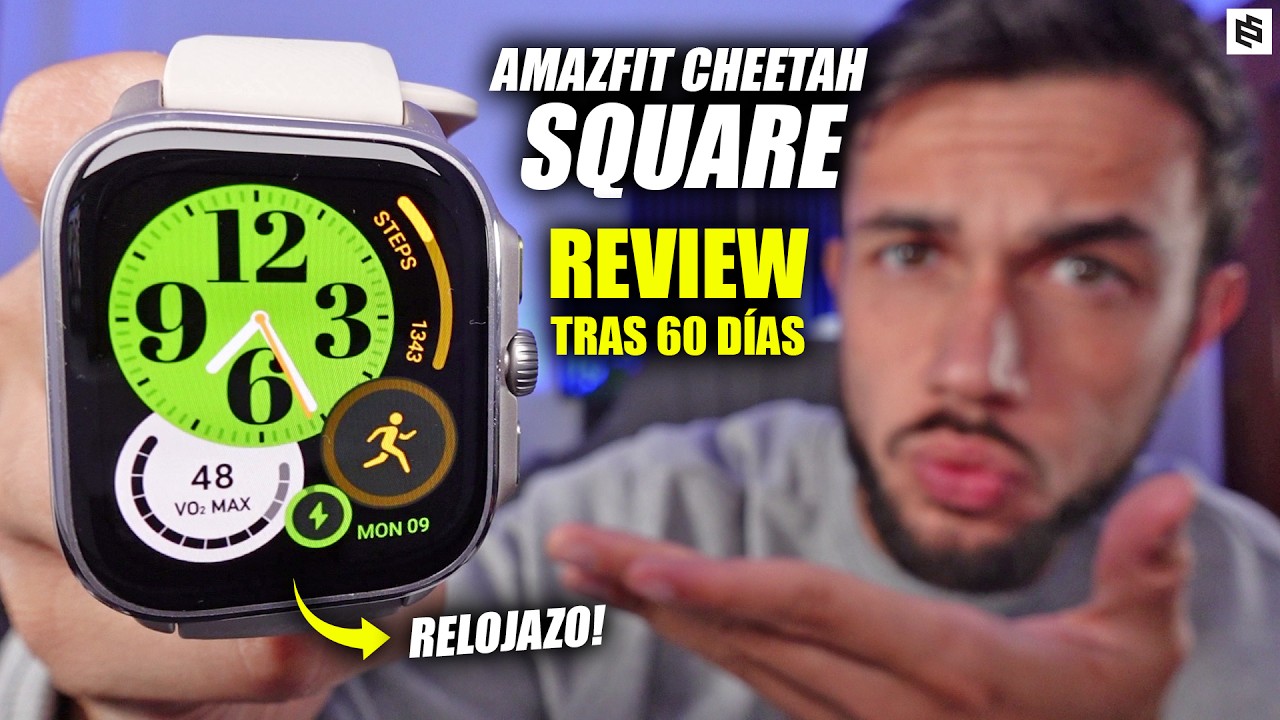 Es CASI PERFECTO!👑AMAZFIT CHEETAH SQUARE review TRAS 60 DÍAS 