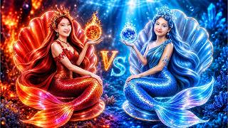 Hot Vs Cold Mermaid At Makeover Contest!