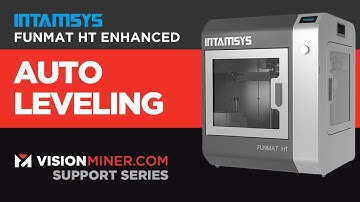 Setting Up Auto leveling - Intamsys Funmat HT Enhanced Support from Vision Miner