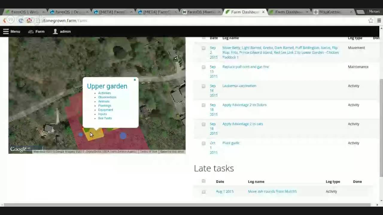 farmOS Monthly Call - Sep 2, 2015