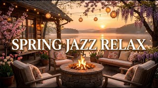 Tranquil Jazz with Golden Spring Sunlight ☀️ Up Mood and Deep Healing at Cozy Nature Balcony 2026