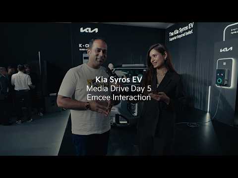 Kia India | Kia Syros EV | Media Drive Day 5 | Emcee Interaction