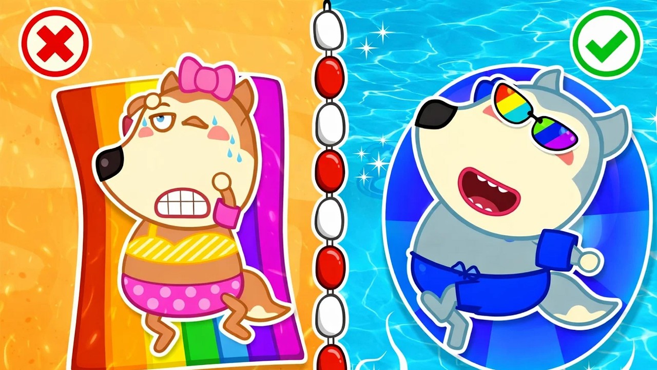 A Wonderful Vacation by the Sea😍Secrets on the Beach | Wolfoo and Friends