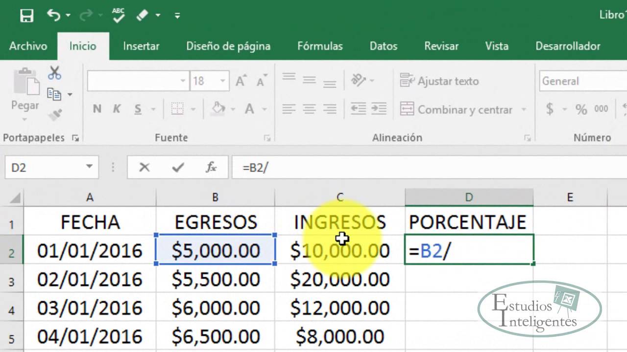 Como Se Saca Un Porcentaje En Excel Printable Templates Free