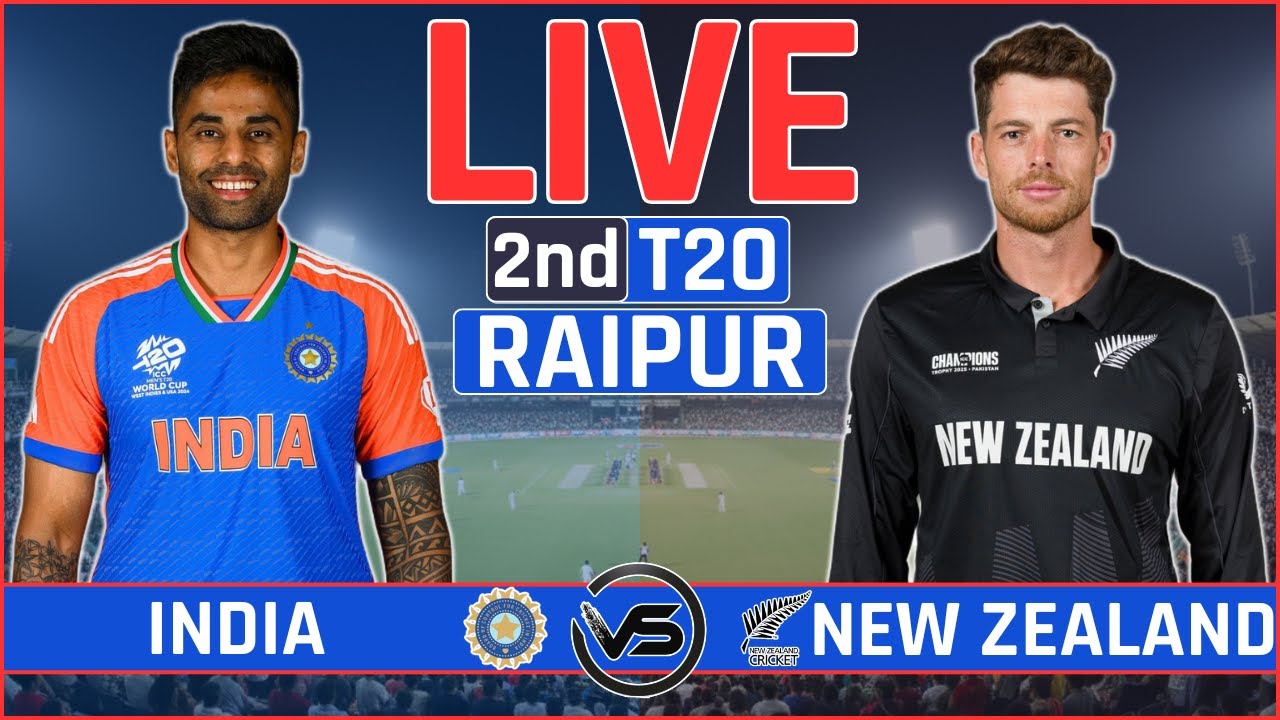 INDIA vs NEW ZEALAND 2nd T20 LIVE MATCH TODAY | IND vs NZ 2nd T20 LIVE ...